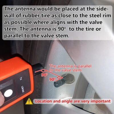 EL-50448 TPMS Relearn Tool Chevy TPMS Reset Tool for Chevrolet Cadillac GMC Buick GM Tire Pressure Sensor Reset Tool Chevy Tire Pressure Monitoring System Sensor Activation Tool TPMS Programming Tool - Image 5