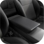 Spigen Center Console Armrest Cover for Tesla Model Y Juniper (Standard, Premium & Performance 2026/2025) and Model 3 Highland (Standard, Premium & Performance 2026/25/24) - Black