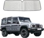 Car Windshield Compatible with INEOS Grenadier 2020-2025 Sun Shade Windshield Sunscreen Heat Shield Front Windshield Sun Shade Folding Sunshade UV Protection
