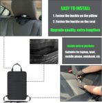 6 Pack Tactical Molle Automotive Seat Back Organizer Tactical Vehicle Panel Organizer with 5 Detachable Molle Pouch for Car Truck Ford Jeep Vehicle,US Flag Patch For Man (5 Pouches) - Image 4