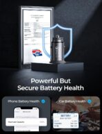 AINOPE USB Car Charger Adapter 45W, Cigarette Lighter USB Charger, Fast Car Charger for Android, [All Metal] QC 3.0 USB Adapter for iPhone 17 Pro Max 16e 16 15 14 13 12 11 Pro Samsung S26 S25 S24 S23 - Image 3