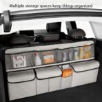 Car Trunk Organizer, LARGE CAPACITY Car Storage Bag with 9 Pockets, 9X Upgraded Trunk Storage Organizer for Car, SUV, Truck, MPV - Image 8