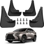 Mud Flaps for NX 2022-2023 NX250 NX350 350h 450h Mud Guards Splash Guards Tire Protector Mudguard Accessories Front & Rear 4pcs Set 2022 2023