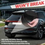 4PCS Car Mud Flaps, Flexible Rubber Vehicle Mudflaps Mudguard Splash Guard with Hardware, Automotive Exterior Front & Rear Protection Accessories, Universal for Pickup Truck SUV - Image 5