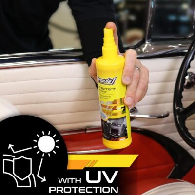 Formula 1 Interior Detailing Protectant Spray, Car Interior Cleaner with Lasting Strawberry Fragrance and UV Protection, Safe for Vinyl, Rubber, Plastic, & Dashboard - 10oz - Image 7