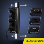 Nilight 2Pcs 40W Flush Mount LED Pods Flood LED Work Light Bar, Off Road Backup Driving Lights Fog Lamp for Jeep Bumper ATV UTV SUV Truck Boat - Image 4