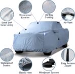 iCarCover 30-Layer Premium Truck Car Cover Waterproof All Weather | Rain Snow UV Sun Protection Full Car Covers | F-150 250, C/K 3500, Silverado, Ram, Tundra, Sierra, Titan, Size T70 (See Size Chart) - Image 3