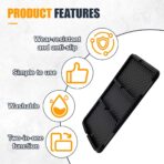 YoRise Car Dashboard Mat, Anti-Slip Strong Gripping Automotive Center Console Tray, Multifunctional Vehicle Interior Storage Holder Pad for Key, GPS, Sunglass, Smartphone(Ordinary) - Image 4