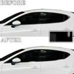 BOGAR TECH DESIGNS for Mazda 3 Hatchback 2019-2026 Side Window Chrome Delete – Precut Vinyl Trim Overlay, Gloss Black Blackout Appearance - Image 3