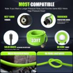 5000 PSI Professional Electric Pressure Washer,4.0 GPM Heavy Duty Power Washer with 4 Nozzles,Foam Cannon,33FT Hose and 500ml Soap Bottle for Home/Cars(Green) - Image 8