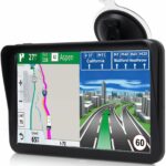 Car GPS Navigation, 2025 Map 9 inch Touch Screen Car GPS Navigation System, Voice Turn Direction Guidance, Support Speed and Red Light Warning(Free Update Lifetime Map)