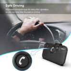 Handsfree Bluetooth Car Kit for Cell Phone, Wireless Bluetooth Speaker for Car, AUTO Power ON Support Siri Google Voice Assistant Hands Free Phone Speakerphone with Visor Clip-BC980SA - Image 6