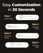 Custom Windshield Decal - Personalized Text Decals for Vehicles - Waterproof Custom Decals for Cars, Truck, SUV, Vehicle Lettering - Car Window Sticker from 12 to 48 inches - Car Decal Banner - Image 6