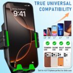 Heavy Duty Phone Holder - Long Arm, Anti-Shake Suction Cup, Compatible with All Phones & Vehicles - Image 5