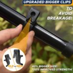 EcoNour Car Window Shades for Baby (2 Pack) - Upgraded | Shades for Side Window | Comes with Enhanced Suction Cups & Large Clips for Durability | Baby Car Accessories (15" x 17") - Image 5