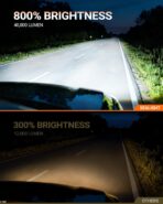 SEALIGHT H1 1 LED Bulbs for H9 H8 Light Bulbs, SuperBright 6000K White, 1:1 Size Plug-N-Play Design, Canbus Eror Free AntiHyper Flashing, Pack of 2 - Image 2