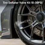 4PCS Tire Deflator,10-30 PSI Adjustable Auto-Stop Tire Deflators Offroad Accessories,Air Down Tire Deflators 4x4,Screw-on Air Down Tire Tool for Trucks,Motorcycle,Jeep - Image 3