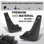 Muslogy Mud Flaps Splash Guards Compatible with 2025 2026 Chevrolet Equinox Accessories All Weather Fender Guard Mudguards Sediment Protection Front & Rear 4PCS Fit Equinox LT RS ACTIV(Won't Fit EV) - Image 3