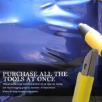 18PCS Window Tint Car Kit,Multi-Function Car Window Tint Kit Includes Scraper,Felt Scraper,Mini Vinyl Scrapers and Cutting Knife with Blade,Professtional Tints Kits for Cars - Image 7