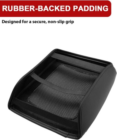 KBH Center Console Armrest Cover for Honda Ridgeline 2006 2007 2008 2009 2010 2011 2012 2013 2014, Middle Console Lid Cushion Pad Protector, Vinyl Leather Interior Accessories, Anti-Scratch, Black - Image 6