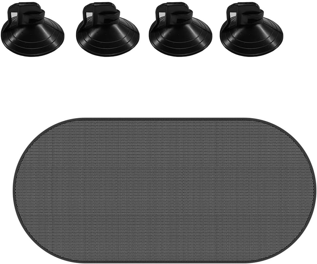 71lWamjZweL._AC_SL1200_.jpg Car Rear Window Sunshade, Windshield Sunshade Block UV Rays for Rear Facing Seats with Suction Cup, Sunlight Shield for Back Window, Sun Blocker Mesh Cover for Baby Pet Children (39"x19"/Rear) - Image 1