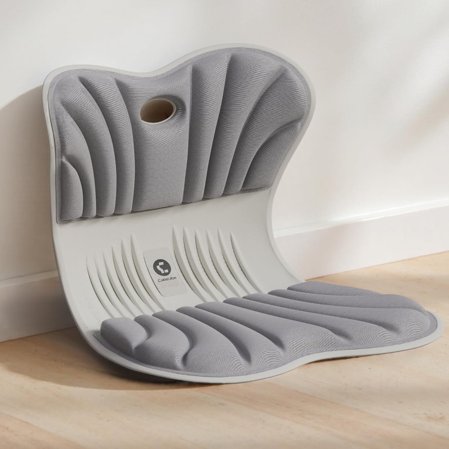 71lYNZ3nIUL._AC_SL1500_.jpg CabSupport Ergonomic Lumbar Support Seat Cushion M1 Plus - Posture Correction Spineseat for Office Chair, Car, Home with Breathable Memory Foam - Image 1