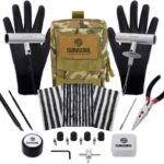 SUNSOUL Heavy Duty Tire Plug Kit, 40Pcs Off Road Emergency Puncture Repair for SUV, Truck, ATV, UTV, Tractor & Motorcycle - Fast Seal Tire Repair Kit with Tools (Include Insertion Tool)