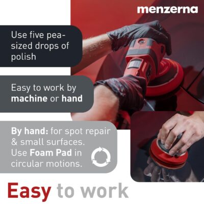menzerna Polishing Set 8oz – HCC1000, MCC2500 & 3800 | 3-Step System for Scratch Removal, Swirl Elimination & Mirror-Like Finish - Image 2