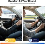 Alcantara Luxury Steering Wheel Cover 14.5" to 15" Fit - Anti-Slip Comfort Grip, Durable Soft Suede-Feel Luxury Material for Men Drivers | Fits Sports Cars, Luxury Cars, Sedans, SUVs and EV - Image 5