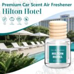 AROIC Premium Scent Car Air Freshener, 6 Pack Hotel Scent Collection Diffuser Set, Long Lasting Luxury Fragrance Essential Oil Aromatherapy, Hanging Air Freshener for Car Interior Accessories Unisex - Image 4
