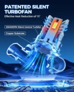 Marsauto H11/H8/H9 9005/HB3 Powersports Bulbs, H11 9005 Fog Bulbs with 5 mins Plug and Play, Turbo Fan, 50000 Hours Lifespan, No Polarity, Fog Light, Pack of 4 - Image 5