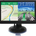 GPS Navigator for Car Truck RV, Latest 2026 Map(Free Lifetime Updates) 7 inch Touch Screen Car GPS Navigation,Support Voice Turn Direction Guidance/Speed and Red Light Warning/Custom Truck Routing