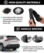 Powerty Custom Fit for Mud Flaps Toyota RAV4 2025 2024 2023 2022 2021 2020 2019 Splash Guards Molded Front and Rear Fender Cover Black ABS 4Pcs Set Hybrid Accessories (Not Fit for 2021 RAV4 Prime) - Image 7