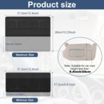 NAZZO Car Visor Extender Sun Blocker, Polarized Sunvisor Extension with Removable Magnetic PC Lens, Anti Glare Car Visor Extended for Safe Driving, Universal for SUV, Family Automotive, Black - Image 7