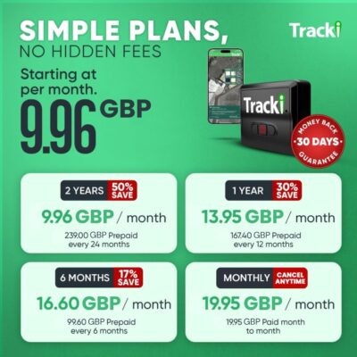 Tracki GPS Tracker for Vehicles – Real-Time 4G LTE Assets & Car Tracking Device with App, Magnetic Mount, Compact Design, Worldwide Coverage – iOS & Android (Subscription Required) - Image 5