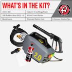 Adam's Polishes Active Pressure Washer 2.0 & Mega Foam Car Soap (5 Item) Powerful, Lightweight, Portable Electric Pressure Washer Sprayer | 1800 PSI, 2.0 GPM | for Car Home Auto Patio RV Motorcycle - Image 2