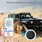 GPS Tracker for Vehicles,Hidden GPS Car Tracker with Magnetic Case,Work with Google Find My(Android Only),Real-time Global Coverage Car Locator for Truck,No Subscription&Monthly Fee/No SIM Card - Image 4