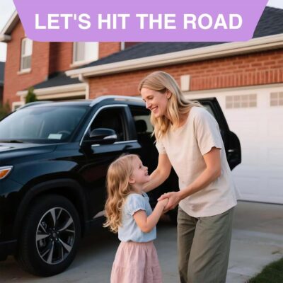 Leather Car Backseat Organizer with Tablet Holder - 9 Large Storage Pockets, Foldable Food Tray & Anti-Scratch Kick Mats - Universal Car Seat Protector for Kids, Pets & Travel Accessories 1 Pack - Image 7