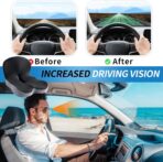 Memory Foam Truck Seat Cushion for Truck Driver Ergonomic Driver Seat Cushion with Lumbar Support & Sciatica Relief, Ideal Car Seat Cushions for Driving & Semi Truck & Office Chair - Image 5