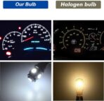 T10 194 168 Dash Instrument 6000K White LED Light Bulbs Bright Panel Gauge Cluster Dashboard LED Light Bulbs 10Pcs/Set - Image 3