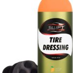 Swift Tire Dressing Combo w/Tire Applicator (16 Oz) – Long Lasting High-Gloss Tire Shine Gel w/No Sling | Restores Rubber, Plastic & Vinyl | Water-Based w/UV Protection | Fast Cure Time!