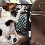 3-Layer Car Mesh Organizer, Seat Back Net Bag, Barrier of Backseat Pet Kids, Cargo Tissue Purse Holder, Driver Storage Netting Pouch（Upgrade Stretch Length） - Image 6