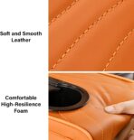 Universal Car Armrest Cover, Microfiber Leather Center Console Organizer with 2 Cup Holders, Tissue Pack & Side Storage Pockets, Black - Image 5