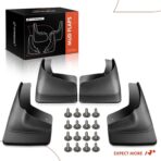 A-Premium Set of 4PCS Mud Flaps Splash Guards Mudguards Mudflaps Compatible with Chevrolet Avalanche, Silverado, Suburban, Tahoe 01-06 & GMC Sierra, Yukon 00-06, fits for Fender Flares, Front & Rear - Image 9