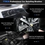 10PCS Car Detailing Cleaning Kit Interior Cleaner, Car Detailing Brushes, Car Duster, Car Cleaning Gel, Microfiber Cleaning Cloth, Car Accessories Essentials Supplies Tools for Auto,Truck, Interior - Image 2