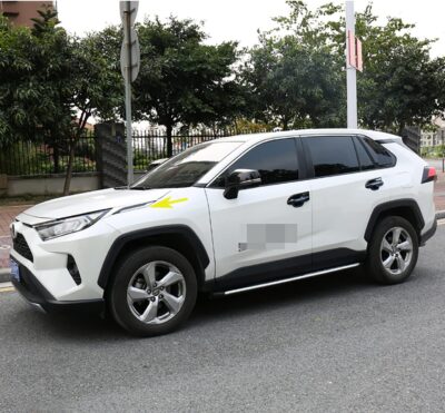 Car Accessories Fit For Toyota RAV4 2019 2020 2021 2022 2023 2024 2025 Front Head Light Lamp Eyelids Garnish Side Fender Cover Trim Chrome ABS 2 PCS - Image 3