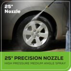 Greenworks Compact Electric Pressure Washer, 1.2 GPM (CSA Certified, Lightweight, 20 FT Tangle-Free Hose, 35 FT Power Cord) Great For Cars, Fences, Patios, Driveways, Decks and Patios - Image 4