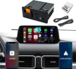 Mazda Apple CarPlay & Android Auto Wired Adapter with Fast Charge & Type-C Port | 2024 Upgraded Retrofit Kit for MZD Connect (2015-2020) | CX-5/CX-9/Mazda3/6/MX-5 | OEM TK78-66-9U0C Hub ​​(P2 PRO)