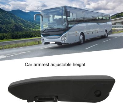 Armrest Seat Arm Rest, Universal Black Armrest Ajustable Seat Arm Rest for Heavy Truck Business Car Right Hand Drive - Image 3