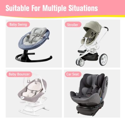 KAKIBLIN Baby Neck Pillow, Upgraded Baby Support Pillow,Babies Head Pillow,Neck Support Pillow for for Car Seat, Stroller, Pushchair,Travel (Bear) - Image 7